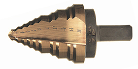 Type 78-AG HSS Step Drill 3-Flatted Shank